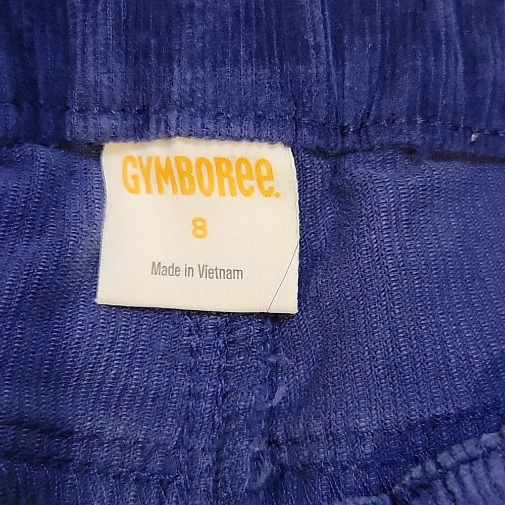 Gymboree Pink Unicorn Ruffle Sweater and Blue Sequin Corduroy Pants Size 7-8